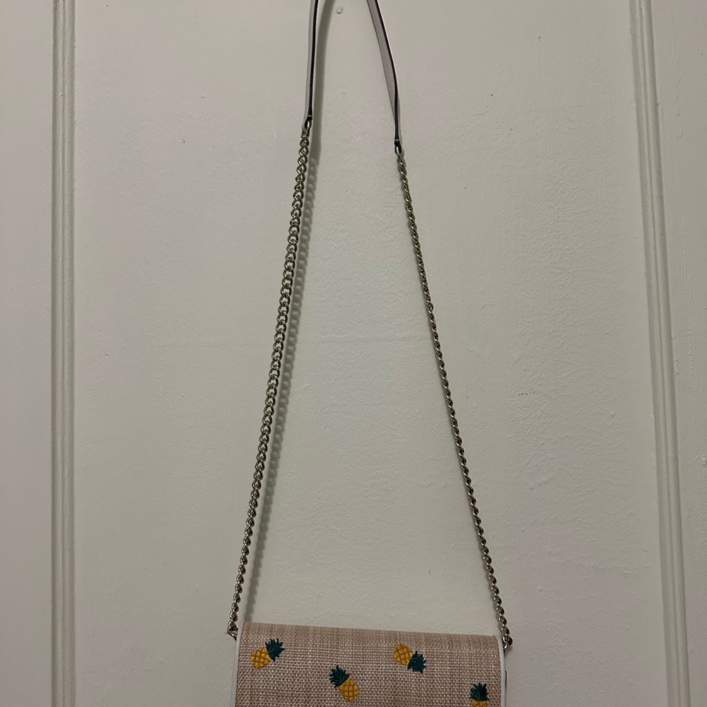 Kate spade Charming Pineapple Embroidered Crossbody Bag